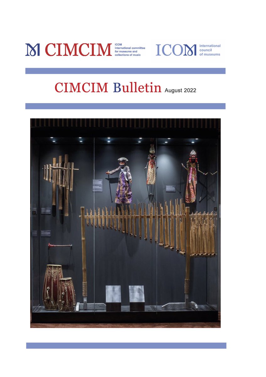 Ema_Marconi's tweet photo. The August Issue of the #CIMCIM bulletin is online https://t.co/wJR8AMS9mL, the first day of @ICOMPrague2022! https://t.co/rov0iR4gjt