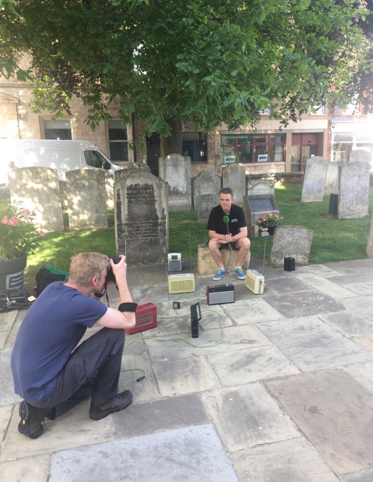 StamfordDFest's tweet photo. Behind the scenes! #stamfordstoriesexhibition 22 Aug - 4 Sep @stamfordarts. #RobPersani @RutStamSound! Thanks Cllr Wheeler for her ward grant for printing. Gallery fee covered by @LincsOneVenues. #LOVCreativeSummer More about this & all events here https://t.co/sYbeO6S820 https://t.co/FElEDHj6Qm