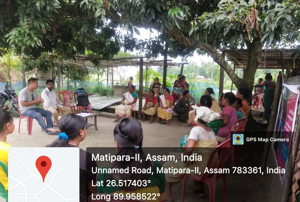 astha14jain's tweet photo. #SpecialCellandCommunityApproach session in progress!
Engaging with self-help groups of Bhamrabil village, Kokrajhar district on #menstrualhygiene, #genderbasedviolence and #childmarriage – bringing in the gender perspective to the work on livelihood. https://t.co/JmMaHAaPpX