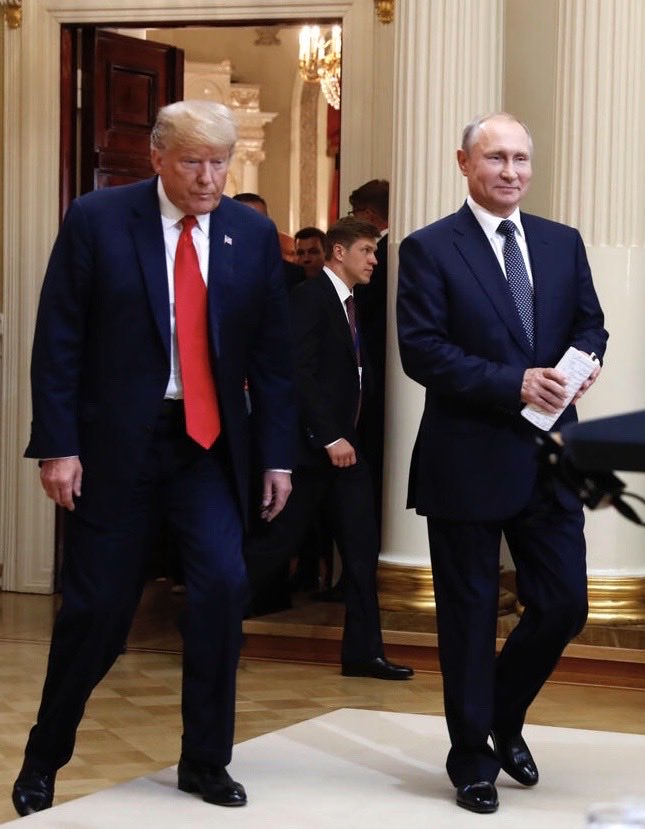 RT @sybilsdad: The body language tells you everything. Only one was bumshaggered at Helsinki. https://t.co/pYNZRrq38Z