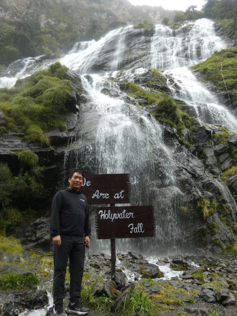diprotawang's tweet photo. To promote and encourage tourism Honble MLA Tawang @TseringTashis visited #Holywaterfall #ChumigGyatse https://t.co/2SIHRx9fAi