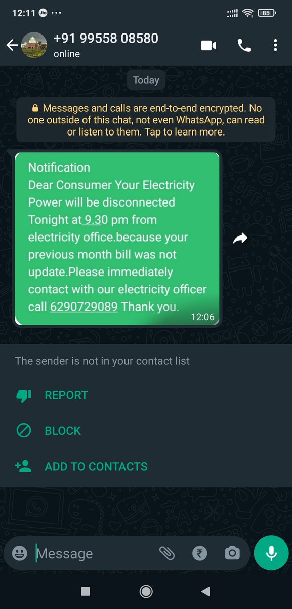 achal1963's tweet photo. @Cyberdost 
Ongoing nuisance, possible fraud...screenshot says it all...should be easy to track https://t.co/sRpbZgGhjV