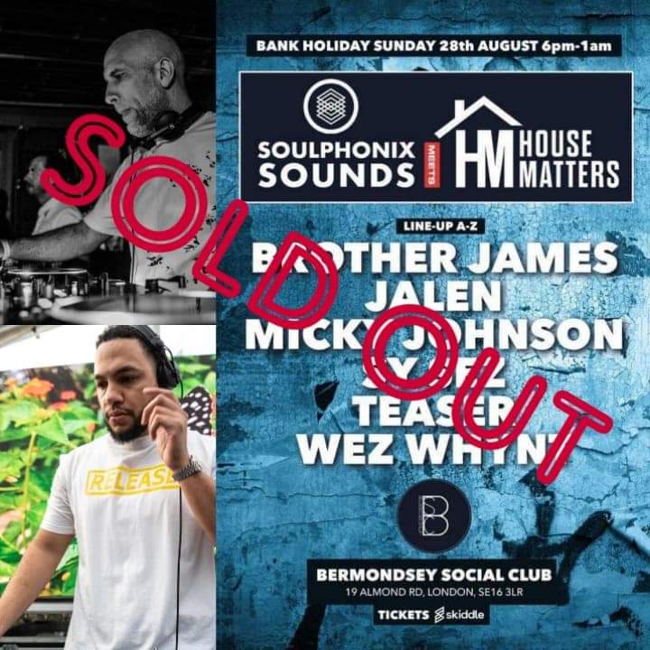 Set Times For This Sunday. We are  completely Sold Out. No Ticket No Entry. Last Entry 9pm. <a href="/SySez/">zǝs ʎs</a> <a href="/Teaserdj/">Teaserdj</a> <a href="/SmoothMJ007/">DJ Micky Johnson</a> <a href="/Brojames_music/">Brother James</a>  Jalen. See you on the dance floor