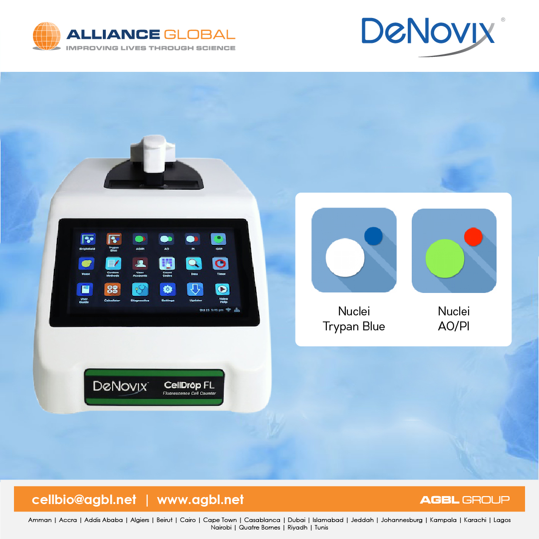 The CellDrop Nuclei Trypan Blue and Nuclei AO/PI apps are optimized for differentiating isolated nuclei and intact cells from debris.

Learn more - buff.ly/3w5gayb

#Nuclei #Sequencing #Genomics #CellBiology #Biotechnology #CancerResearch #AGBL #agblgroup #allianceglobal