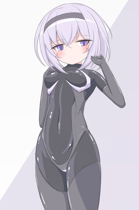 絵554号「ぴっちりスーツさん」
QPD(急に ぴっちりスーツのおっぱいしっかりめな女の子を デザインしたくなったので) 