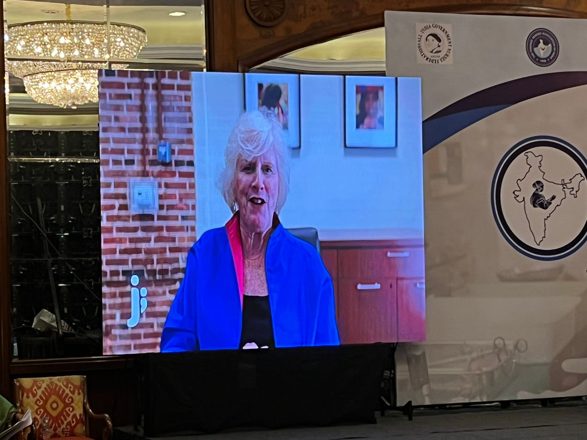 NurseMidwife_IN's tweet photo. .@JhpiegoCEO, President and CEO, @Jhpiego, thanked @DrTDileepKumar1, for his vision towards strengthening the cadre. She also highlighted the crucial need to invest in #nursing and #midwifery. 
#AdvocacyToAction #NurseMidwife4Change https://t.co/nzl8S1pQpp