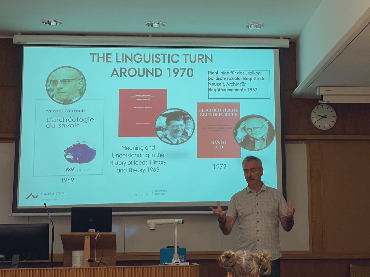 #concepta2022 Starting the week with a lecture by @IfversenJan on the relation of #conceptualhistory and #discourseanalysis: Concepts never walk alone ☝🏻