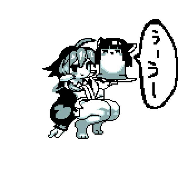 ゆかりさん打ってるよ
これは昨晩のラフ
あとパーカーと髪の毛とその他打てば完成するよ 