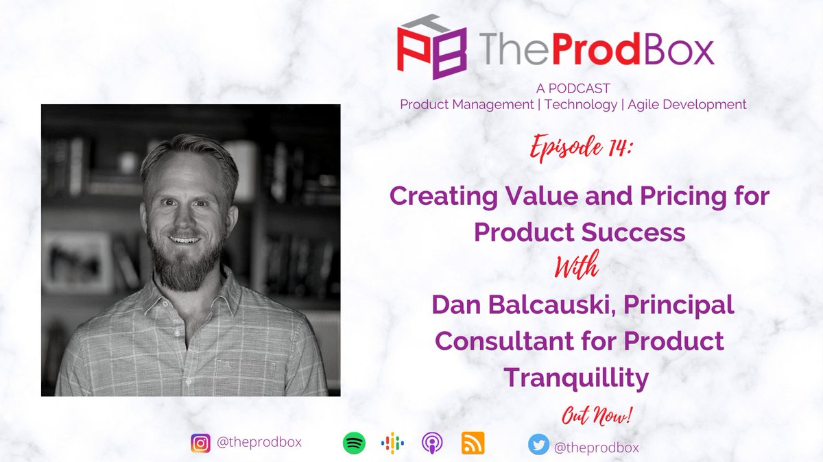 New Episode Alert! - In Episode 14, I Welcome Dan Balcauski and we deep dive into how important pricing and understanding value is for achieving product success!

Stream now tinyurl.com/theprodbox

#Productmanager #Productowner #productstrategy #pricingstrategy #creatingvalue