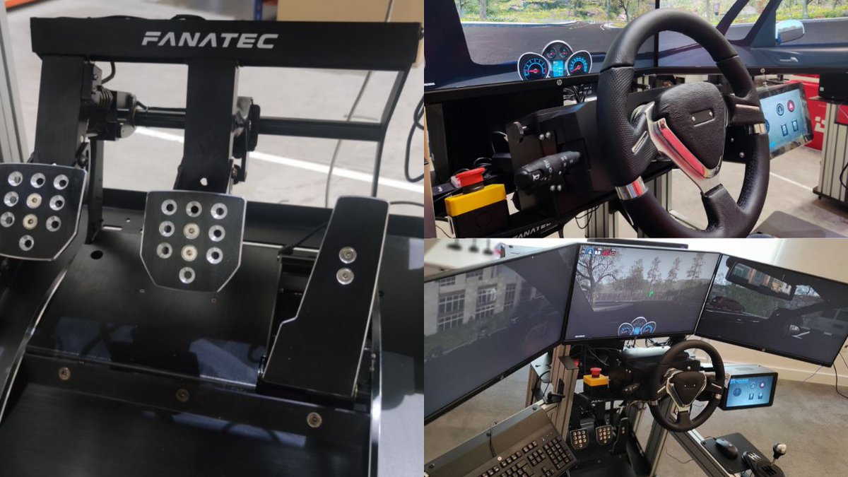 Simescar se renueva para el nuevo curso y como novedad hemos incorporado un nuevo juego de pedales con una alta sensación de realismo. Además, han desaparecido el panel de mandos para dar lugar a una pantalla táctil desde la que se podrá controlar el vehículo.