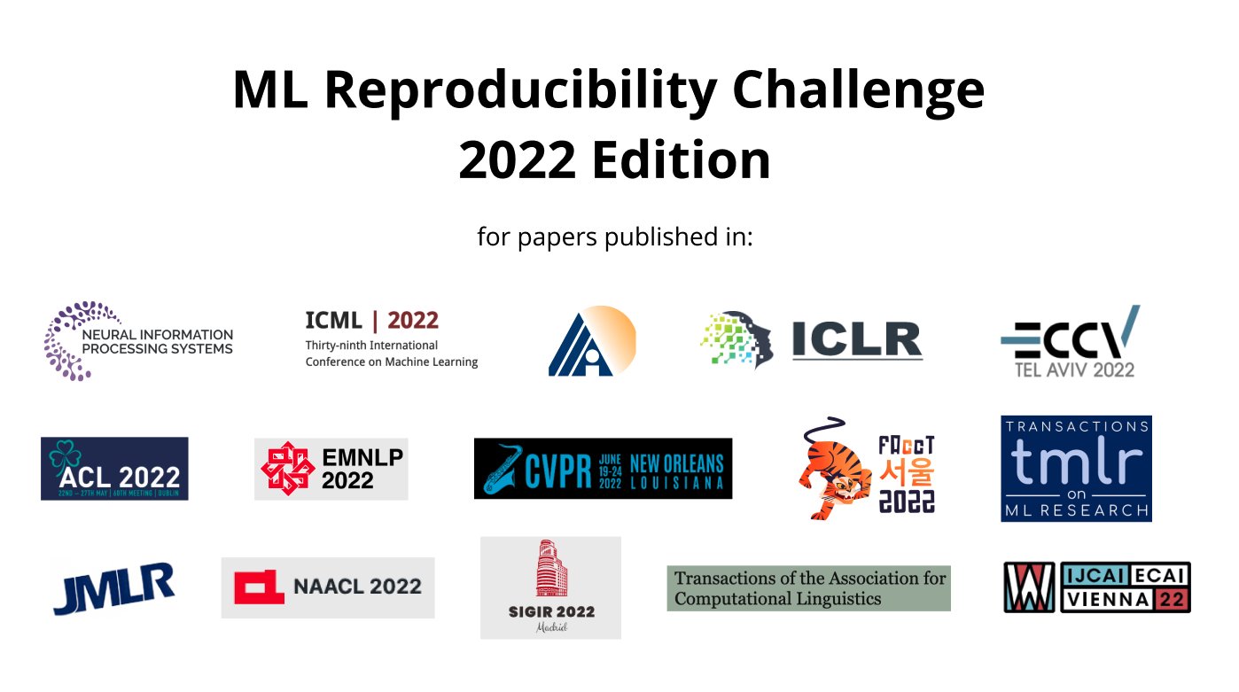 Papers with Code on Twitter "🔥The ML Reproducibility Challenge is back