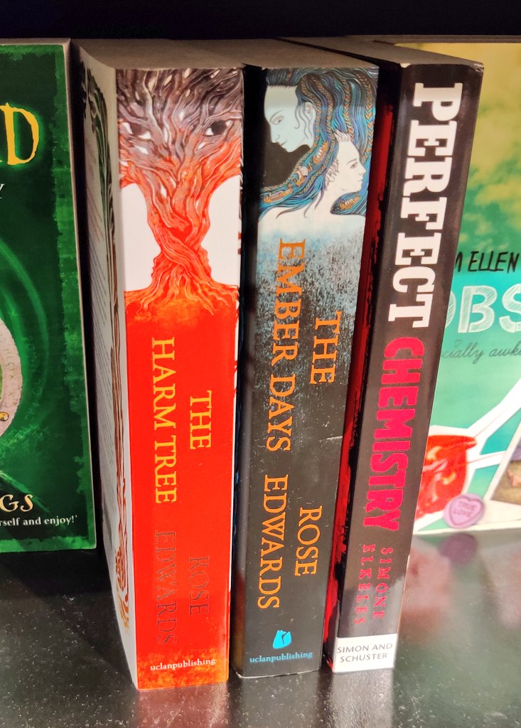A couple of pretty good books spotted in Waterstone's Piccadilly. Someone has good taste #theharmtree #theemberdays #roseedwards