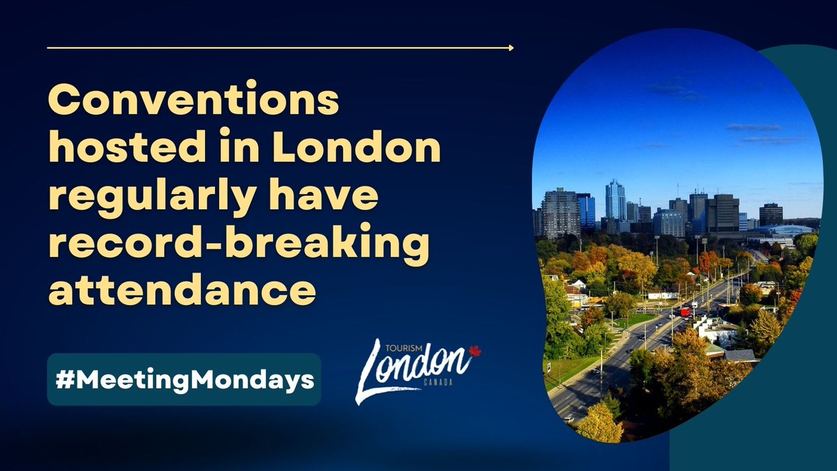 tourism_london's tweet photo. It’s #MeetingMonday! 🤝
Reason 6 to #MeetInLondon: Results for Success

Tourism London’s Convention team is focused on your success. With services, resources and people that respond to your needs, conventions hosted in London regularly have record-breaking attendance. https://t.co/bKJ0hEVnQp