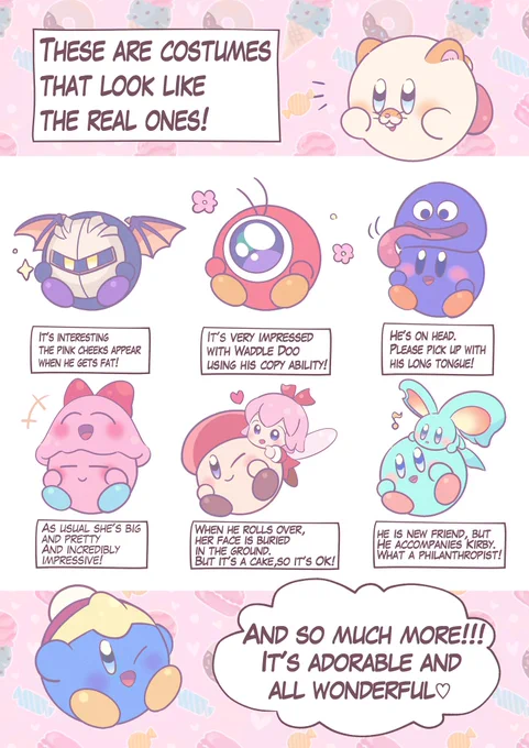My favorite costumes in Kirby's dream buffet  