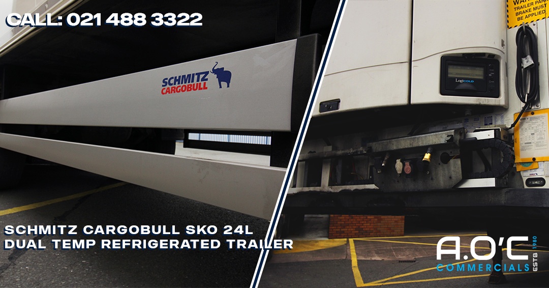 Some great stock still available at AOC Commercials. Pick up a Schmitz Cargobull SKO 24L Dual Temp Refrigerated Trailer!

 You can call our sales representatives in-office on 021 4883322, or drop in and ask!

#aoccommercials #sales #trucks #trailers #cork #schmitzcargobull