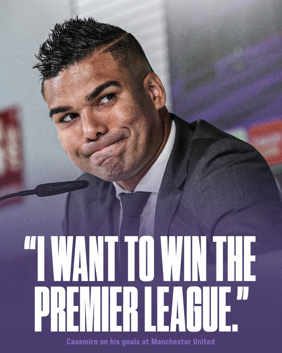 ESPNFC's tweet image. Casemiro has his eyes on the prize 🏆