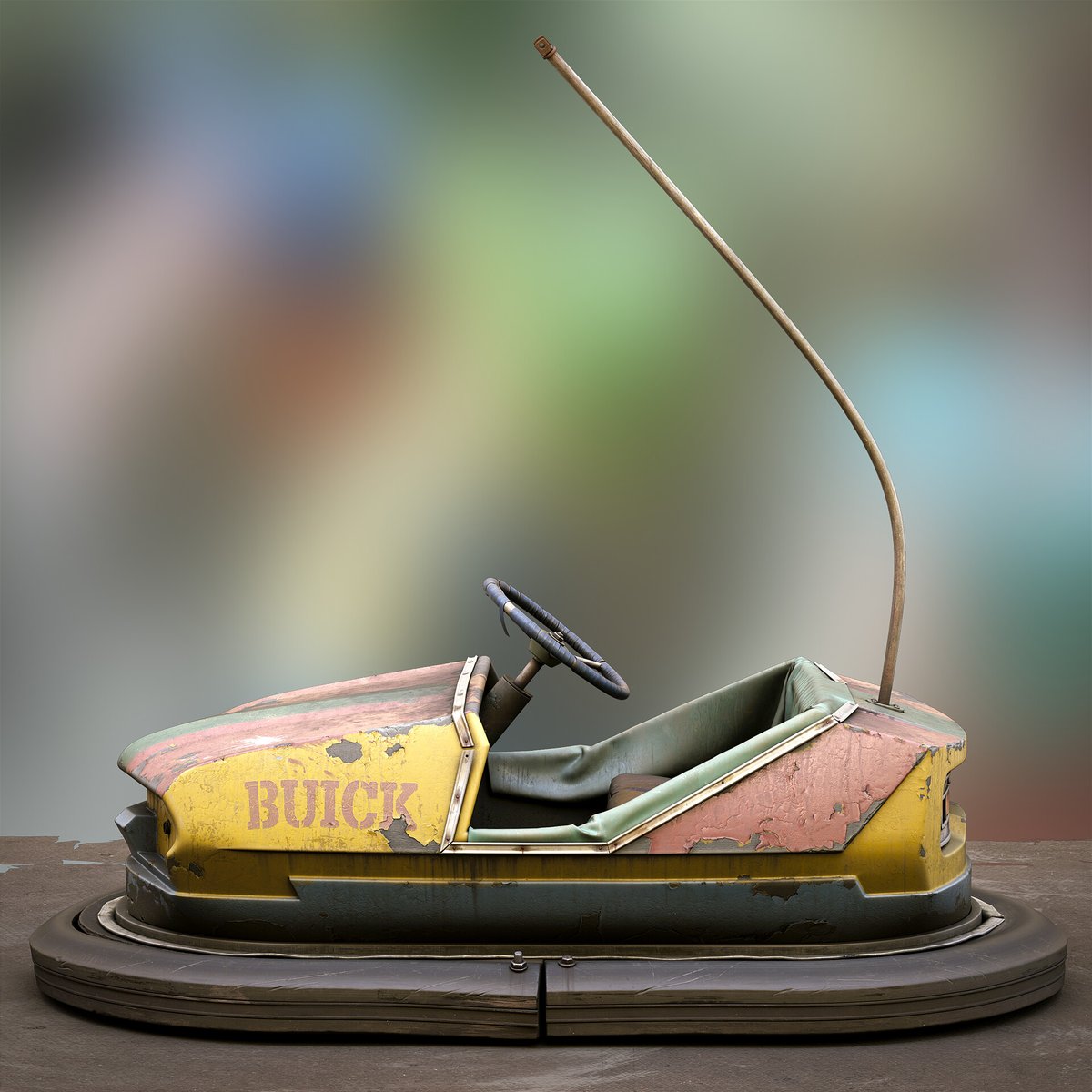 80Level's tweet photo. Slava Alpinsky shared the workflow behind the Bumper Car project, explained how to set up various surfaces, and spoke about the techniques used to create a feeling of abandonment:

https://t.co/HwxopCPzPo

#props #propart #3dsMax #ZBrush #substancepainter #3dart @Substance3D https://t.co/uF00aTC0ox