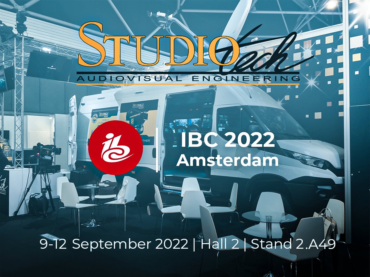 StudiotechBe's tweet photo. Meet us at #IBC2022 Hall 2, Stand 2.A49

#StudiotechBelgium
#IBC2022 
#IBCShow 
#Amsterdam https://t.co/mAGejYunZs