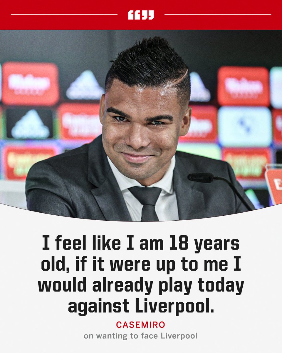 Casemiro is ready to go 😤