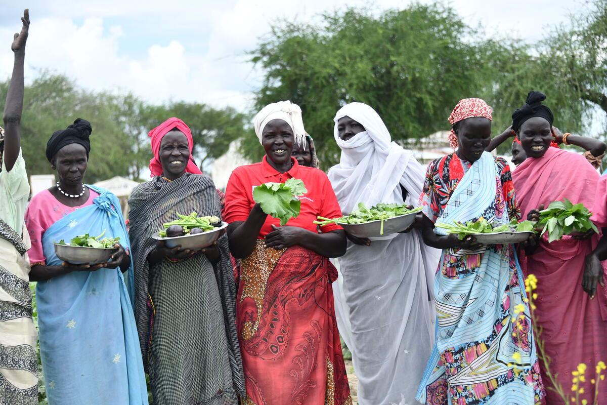 SaveChildrenEU's tweet photo. In her new place after displacement, Mary received training and set up a beautiful yielding kitchen garden in her home. 

She is harvesting vegetables now to support the diet of her family. They eat and sell part of the harvest to sustain their living.

3/4 https://t.co/LKBssjSkvC