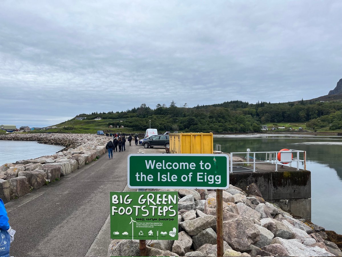 gsc1's tweet photo. And we've arrived (again) on Eigg! It's going to be an incredible week meeting pupils from across the Small Isles and bringing the #BodyWorksOnTour experience to this part of Scotland! https://t.co/eJVNKccBLU