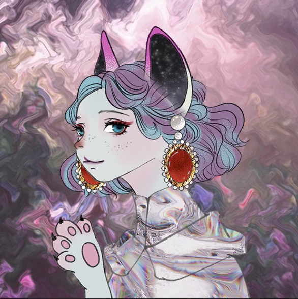 A peek at some special design,
Always furry, Ahaha,
#NFTs #CATNFT