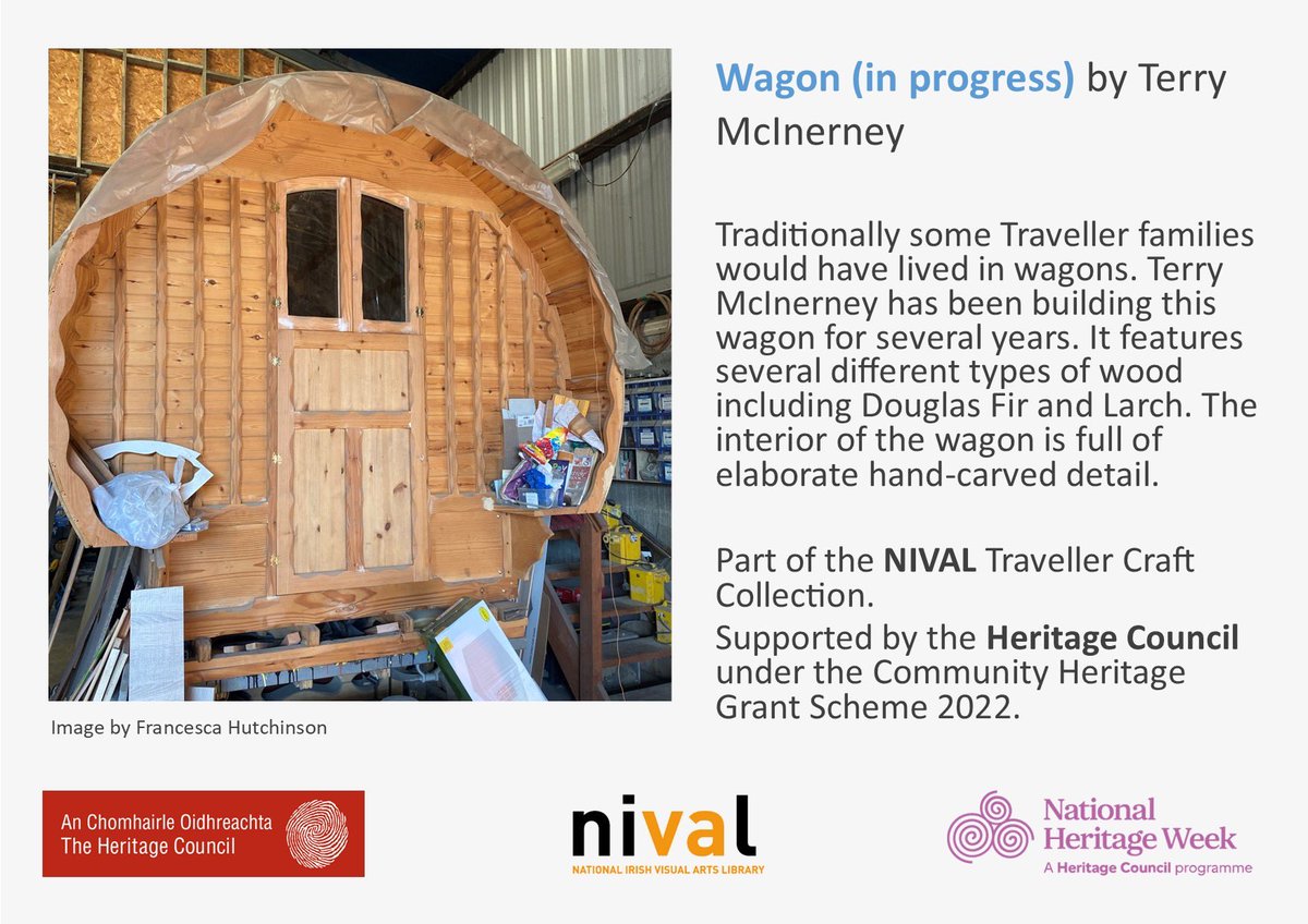 NIVAL_NCAD's tweet photo. Part of the NIVAL Traveller Craft Collection. Supported by the Heritage Council under the Community Heritage Grant Scheme 2022. https://t.co/VwFEkiMmFQ