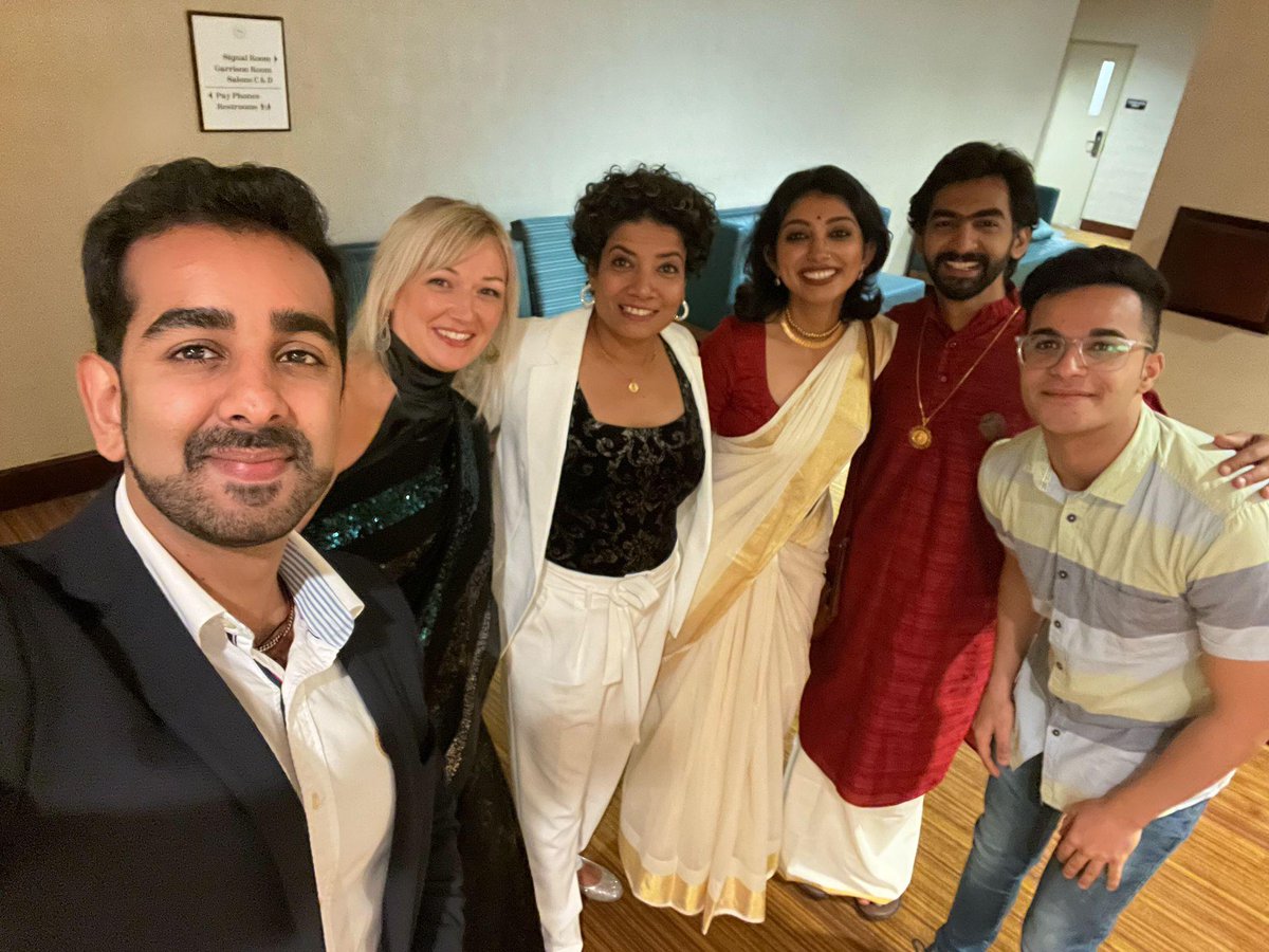 WorkGlobalCAN's tweet photo. Our team members Meghashree, Pradeep, &amp; Sudarshan attended the 75th Indian Independence Day event. Guest of Honour was Judy Foote Lieutenant Governor of NL, and the night was a joyous celebration with performers, guests, and community members. #foianl #friendsofindia @foianl https://t.co/Om7Hs6meIl