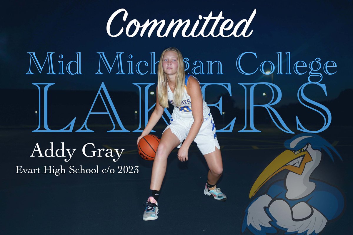 Im excited to announce I have committed to Mid Michigan College to continue my academic, basketball, and softball career!