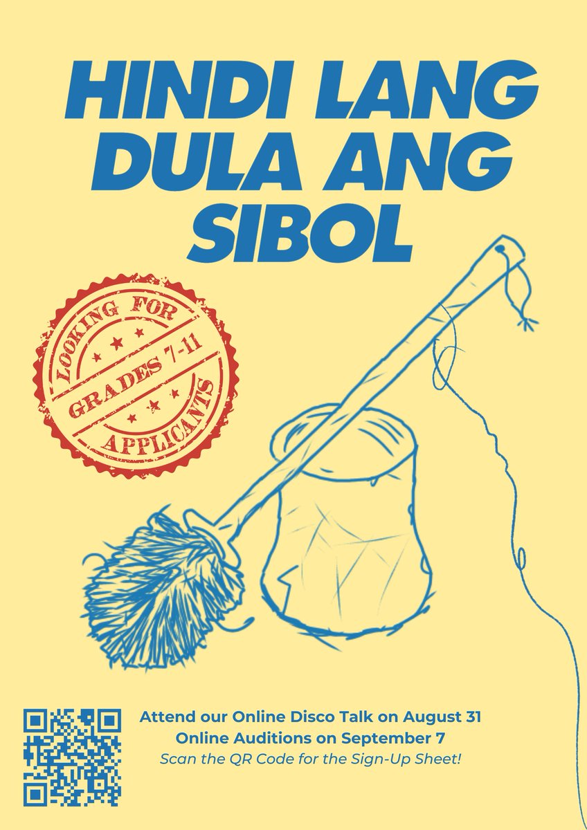dulaangsibol's tweet photo. We're crazy. 🤪

Sign-up for Dulaang Sibol's OPEN HOUSE session at 4:00-5:00 pm on August 24! The form is open until 11:59 pm TONIGHT! 🏠
 https://t.co/vqNj20bvyK

Halina. 🍃 https://t.co/BzUqNX4NBK