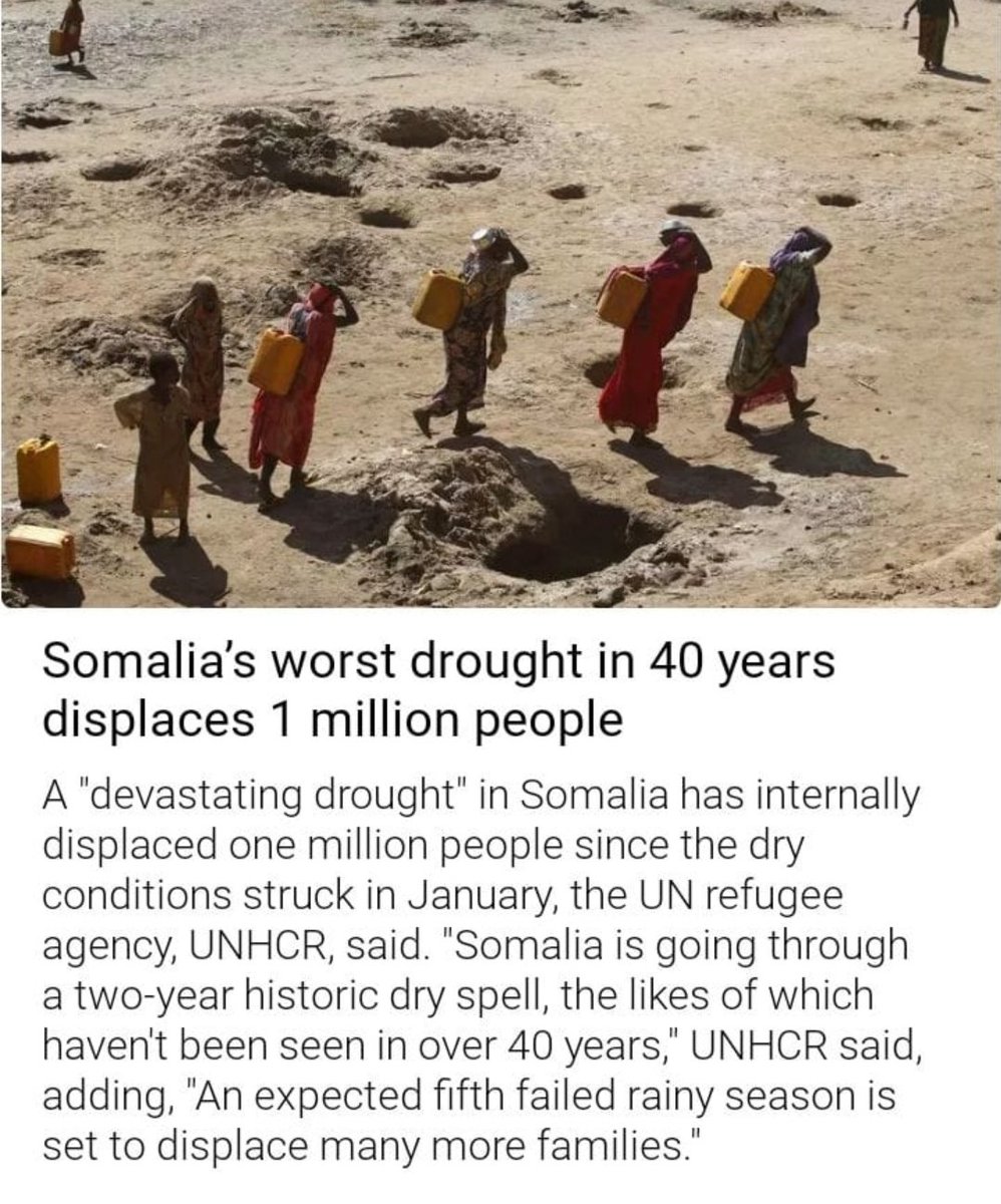 Sadhguru (@sadhgurujv) on Twitter photo Unspeakable anguish brought on by #Somalia’s two-year dry spell. Forced migration is the horrific, unavoidable consequence of thirsty land. Only when we #SaveSoil can we return life to our land and sanctify the livelihood and dignity of every human being. -Sg <a href="/UNCCD/">UN Land and Drought</a> Unspeakable anguish brought on by #Somalia’s two-year dry spell. Forced migration is the horrific, unavoidable consequence of thirsty land. Only when we #SaveSoil can we return life to our land and sanctify the livelihood and dignity of every human being. -Sg <a href="/UNCCD/">UN Land and Drought</a>