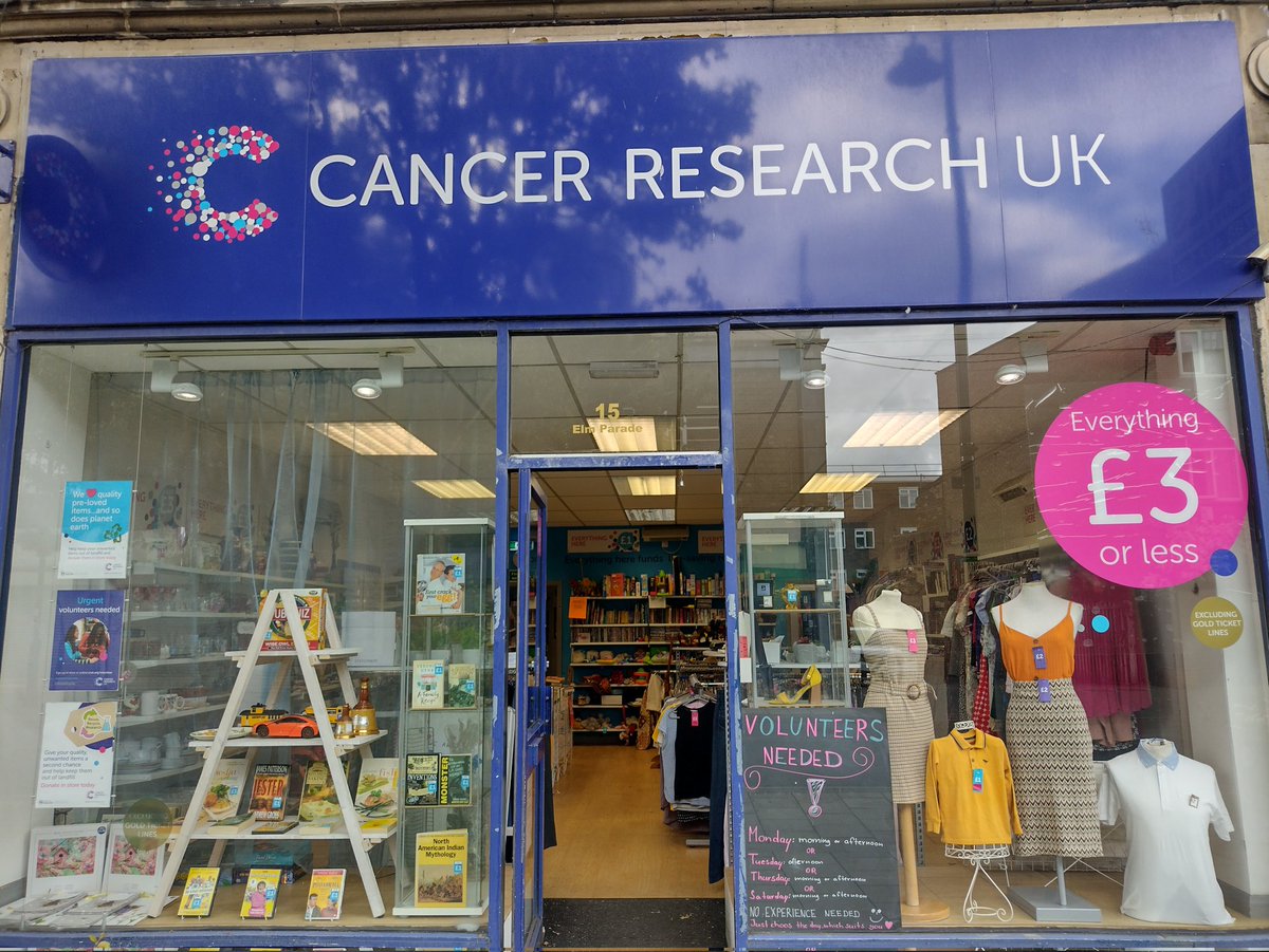 ElmParkShop's tweet photo. Window for this week 
#CRUK #YELLOW #WINDOWDISPLAY https://t.co/FOj6vpXgnQ