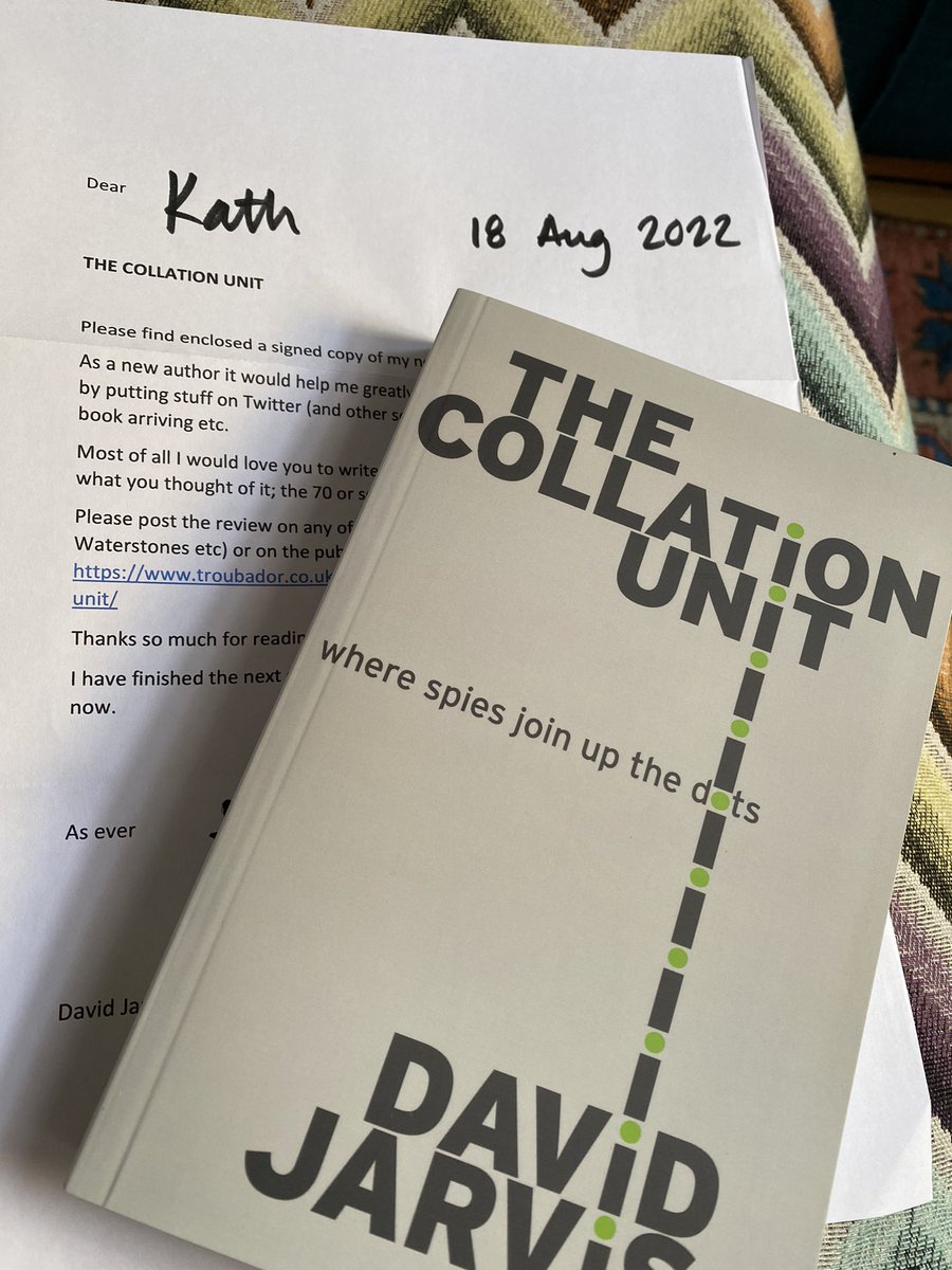 little_wolfsbks's tweet photo. Thanks so much @David_Jarvis_ for this fab looking copy of #TheCollationUnit - it looks fascinating! https://t.co/OhCZw9fU6d