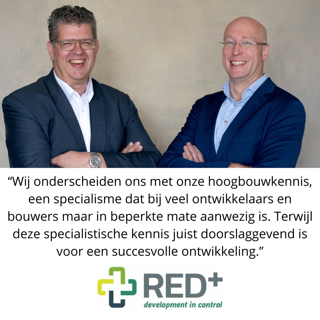 Afgelopen tijd wordt in toenemende mate gesproken over hoogbouw. RED+ is gespecialiseerd in hoogbouw en wordt regelmatig om hulp gevraagd.

Lees snel verder op de website en neem contact op als u 'n vraag of mogelijke samenwerking met ons wilt bespreken: red-plus.nl