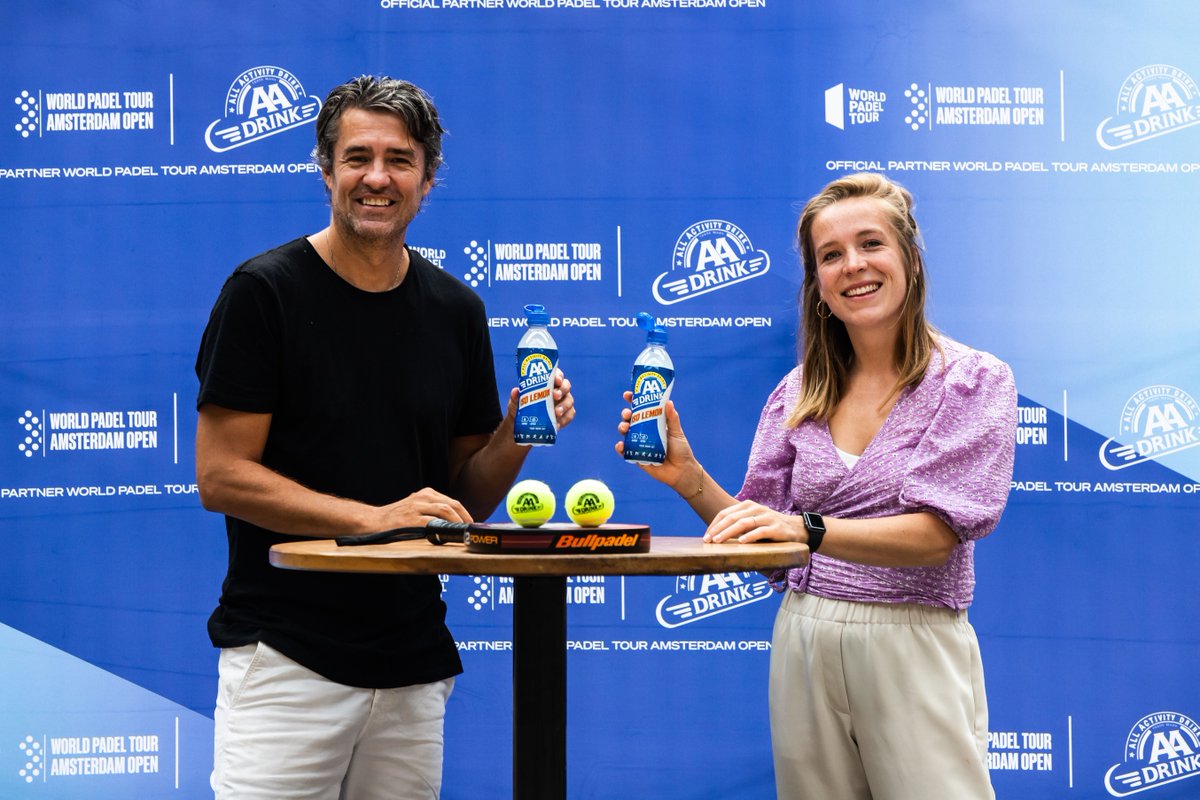 💙🎾 | ¡𝐀𝐀 𝐃𝐫𝐢𝐧𝐤 𝐗 𝐖𝐨𝐫𝐥𝐝 𝐏𝐚𝐝𝐞𝐥 𝐓𝐨𝐮𝐫 𝐀𝐦𝐬𝐭𝐞𝐫𝐝𝐚𝐦 𝐎𝐩𝐞𝐧!

📣 | <a href="/johnvanlottum/">John van Lottum</a>: "We are very happy with AA Drink joining us. A recognizable, authentic sports drink that helps padel to develop even further.

More info > 𝗟𝗜𝗡𝗞 𝗜𝗡 𝗕𝗜𝗢.