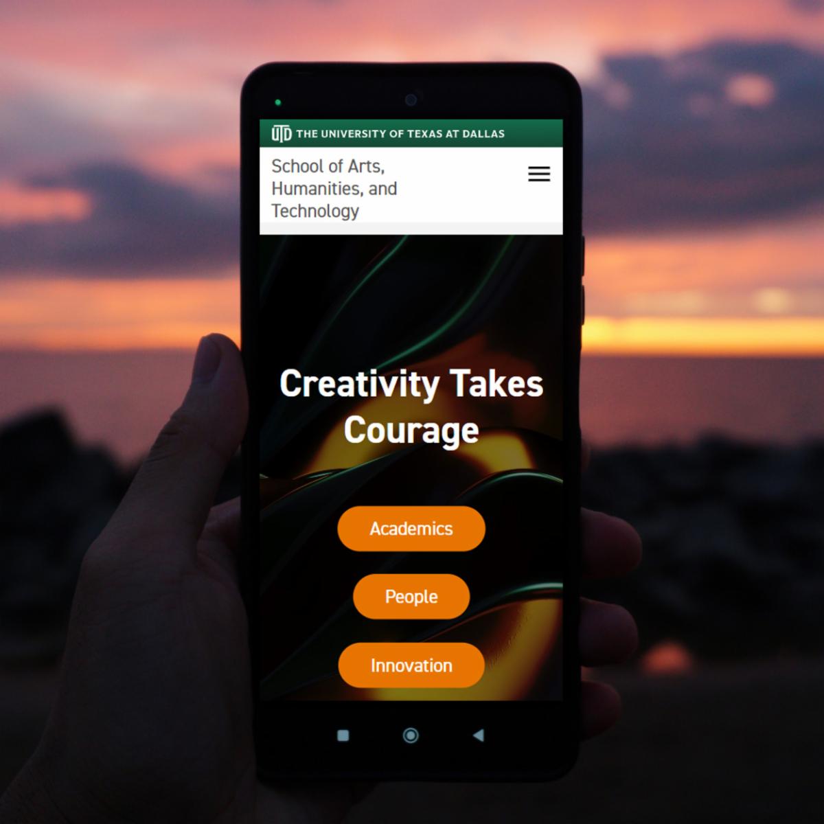 You've been growing &amp; so have we! We are the School of Arts, Humanities, and Technology at UT Dallas! 😍 aht.utdallas.edu 
There are great things to look forward to at @ut_dallas ! It's time to celebrate! 🎉❤️ 
#growth #creativeresearch #UTDArts #UTDallas #newwebsite