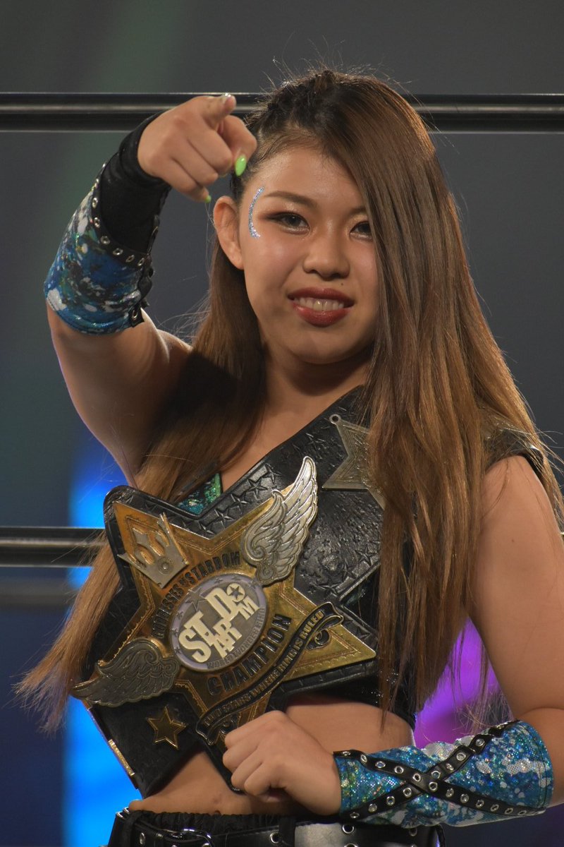 kQYa7orLnn3yKIH's tweet photo. 2022.8.21　ドルフィンズアリーナ大会の葉月選手😊👍
#STARDOM
#葉月 https://t.co/LnDpybFGJ8