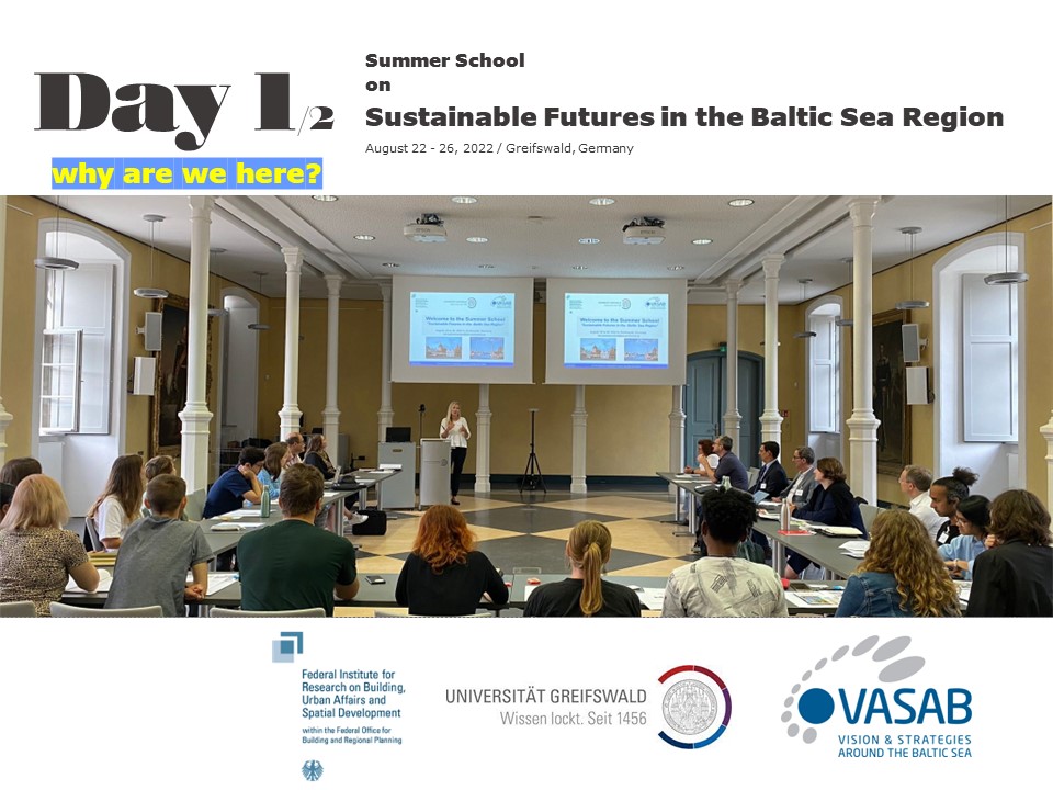 🚀#YoungPlanners Summer School 2022 starts today ❕ 
We are in Greifswald 🇩🇪 to develop ideas on #SustainableFutures for #BalticSeaRegion by 2040 and to learn, to exchange and to address the challenges 🍃🤝🌆 Intense and exciting 5 days in front of us 🤩