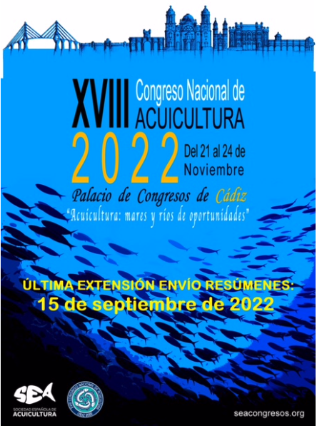 incatema's tweet photo. 📢 La Sociedad Española de Acuicultura (@acuisea) amplía el plazo para la recepción de comunicaciones para el XVIII Congreso Nacional de Acuicultura 

🐟 Amplía la info en @IPacuicultura ➡️ https://t.co/zmJCTic7Yt

#Pesca #Acuicultura https://t.co/p6yHB9qe9a