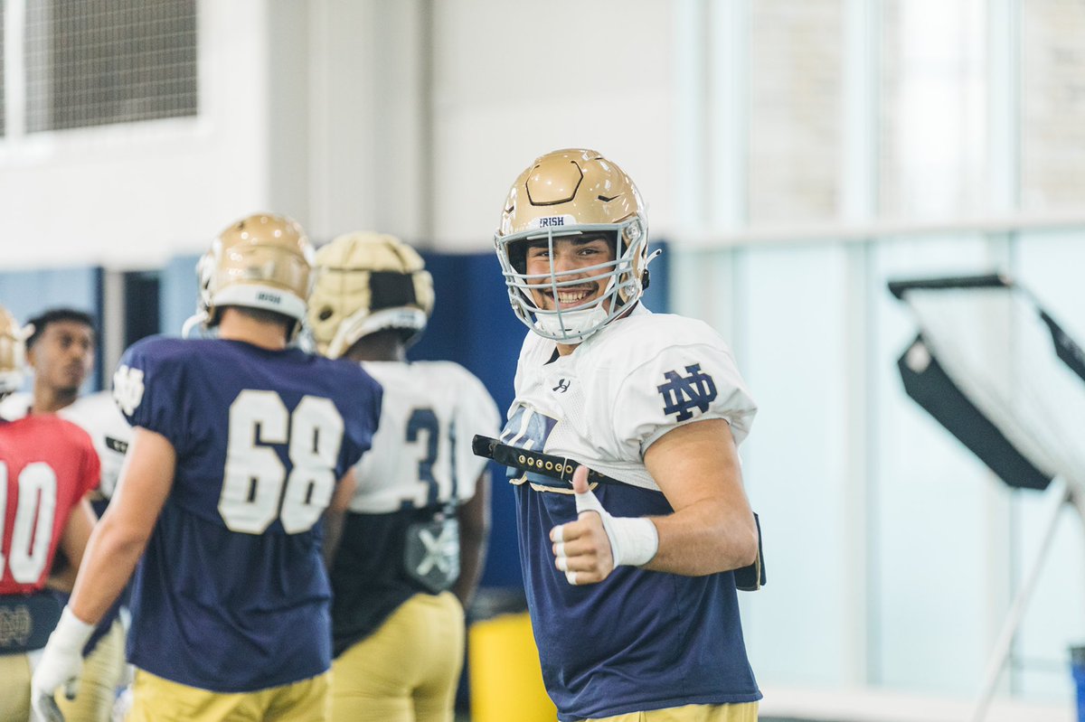 Day 1 vs Ohio State.  Let’s Go! 🍀
#GoIrish #BeatBuckeyes