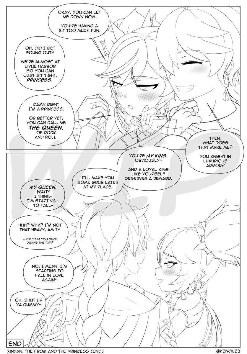 LucileArts's tweet photo. Xinyan and Aether: A Frog and the Princess (Carry)

Currently a (WIP) Project

Won't be done until a month from now.

#GenshinImpact #xinyan #aether https://t.co/MzdslTtzeT