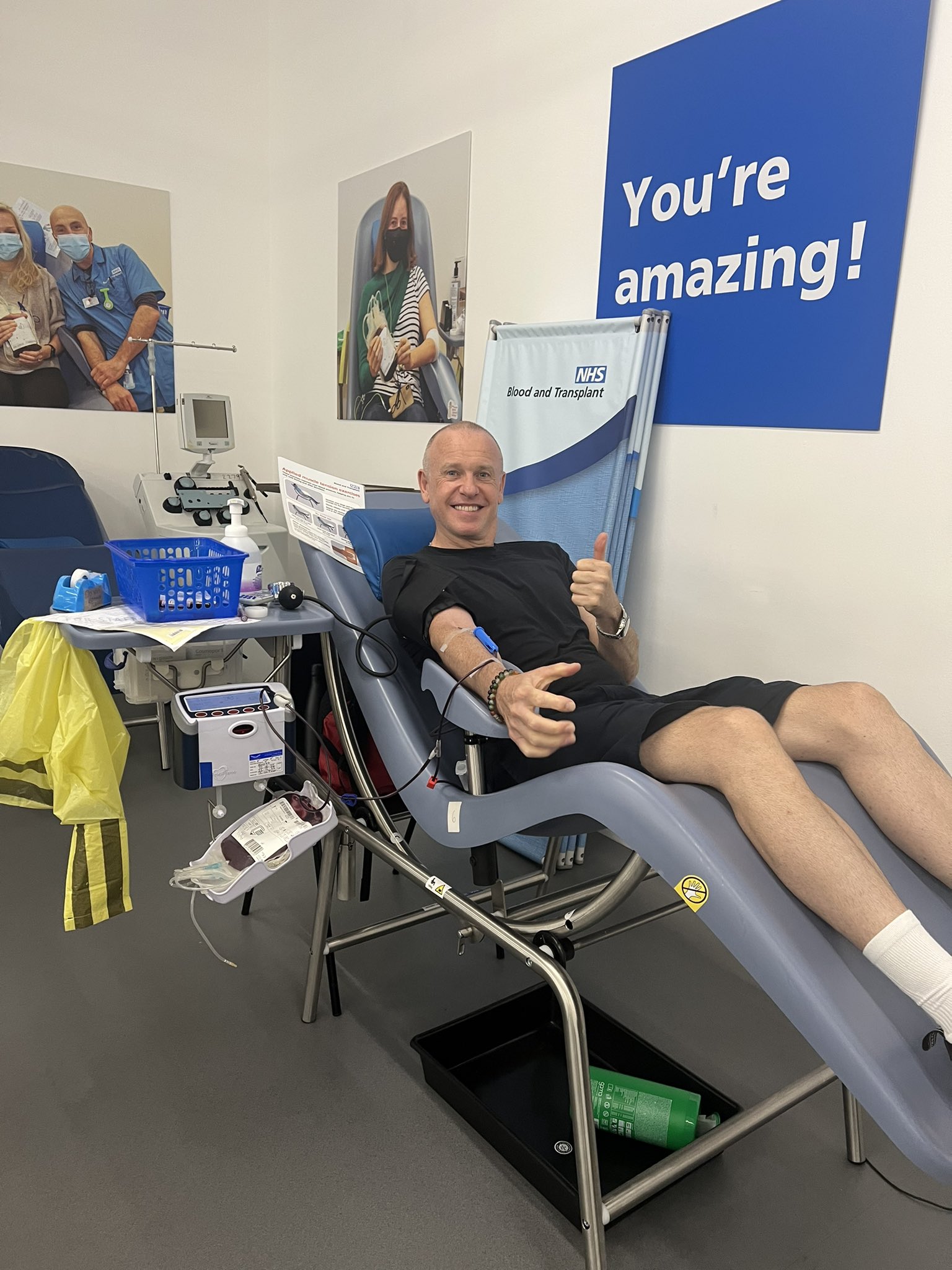 Tim Lovejoy on Twitter: "Give Blood 🩸. It doesn’t take long, it’s