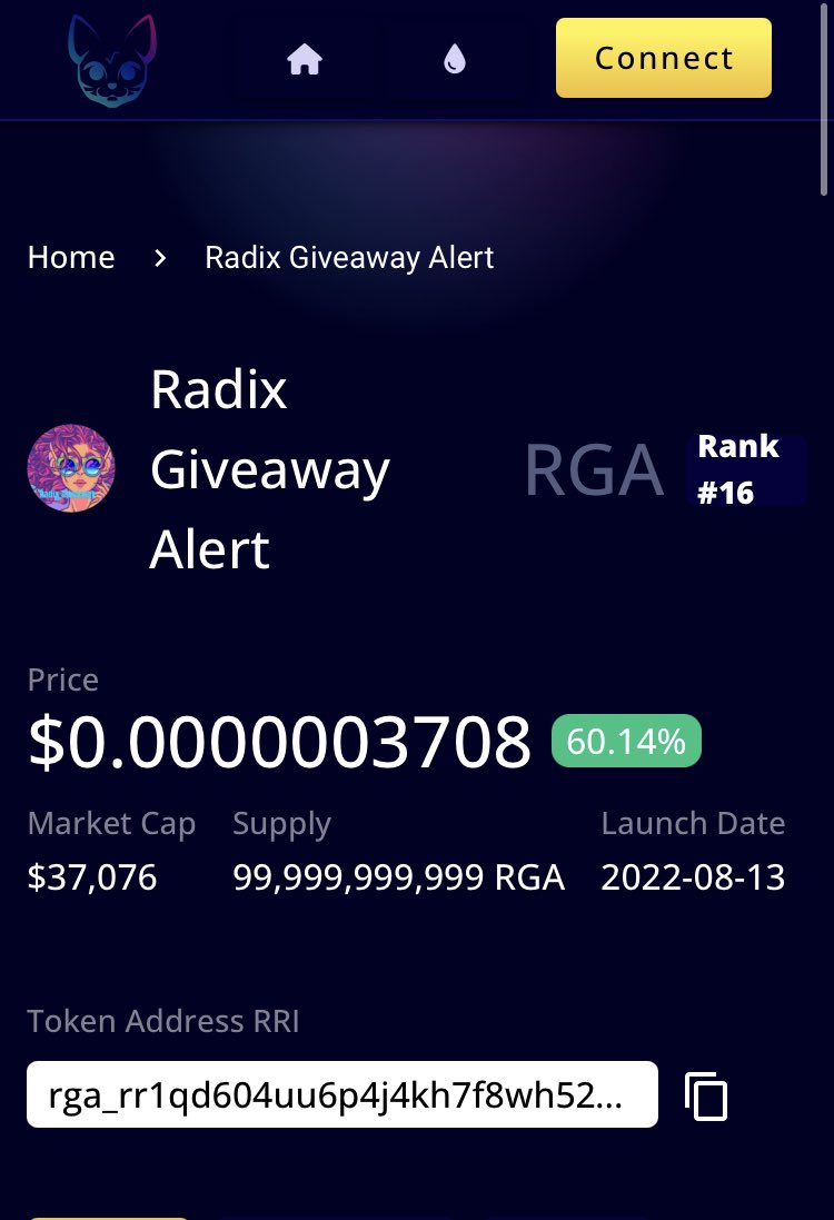 Radixgiveawaya2's tweet photo. Another day another pump! Love waking up to RGA up 60%!! #RGAng #RGAto1DollarEOY https://t.co/seYqeigjgp