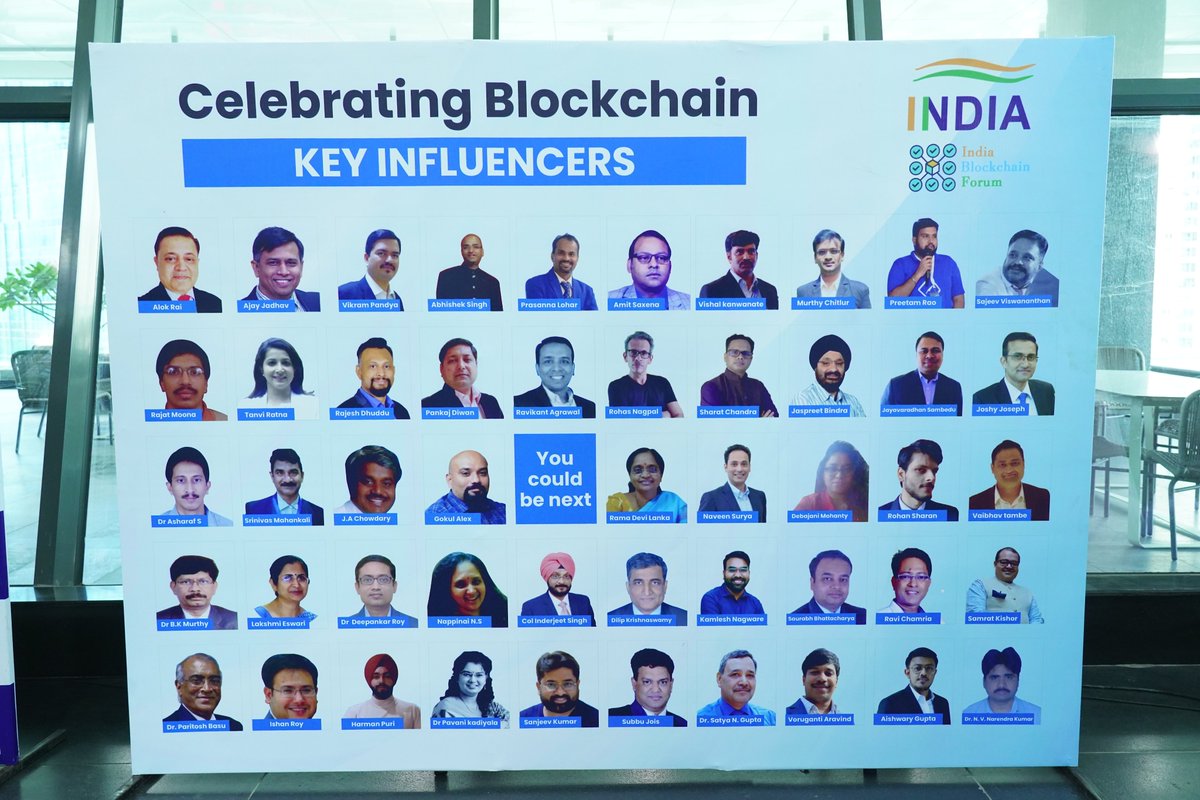 Celebrating Blockchain Keyinfluncers from India... IndiaBlockchainForum has been created with a goal of making India a blockchian and Web3 powerhouse. This can only be achived with active participation of all stakeholders.