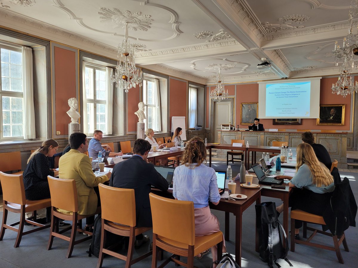 CILG (@CILG_UCPH) on Twitter photo 2022-08-22 07:59:03 Starting our NeOGov workshop on #climatechange and #oceangovernance with a talk from Prof. Tanaka on #plastics, #climatechange and #marineenvironment
@jura_ku @Arctic_Centre @UiTNorgesarktis @WMUHQ Starting our NeOGov workshop on #climatechange and #oceangovernance with a talk from Prof. Tanaka on #plastics, #climatechange and #marineenvironment
@jura_ku @Arctic_Centre @UiTNorgesarktis @WMUHQ