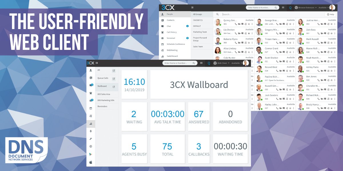 Communicate, collaborate &amp; connect straight from your web browser! Make calls, view the status of your team, hold a video conference, and communicate with customers via live chat. 

After all, who needs a handset clogging up their desk? 🤷🏻‍♀️

#communications #3cx #problemsolvers