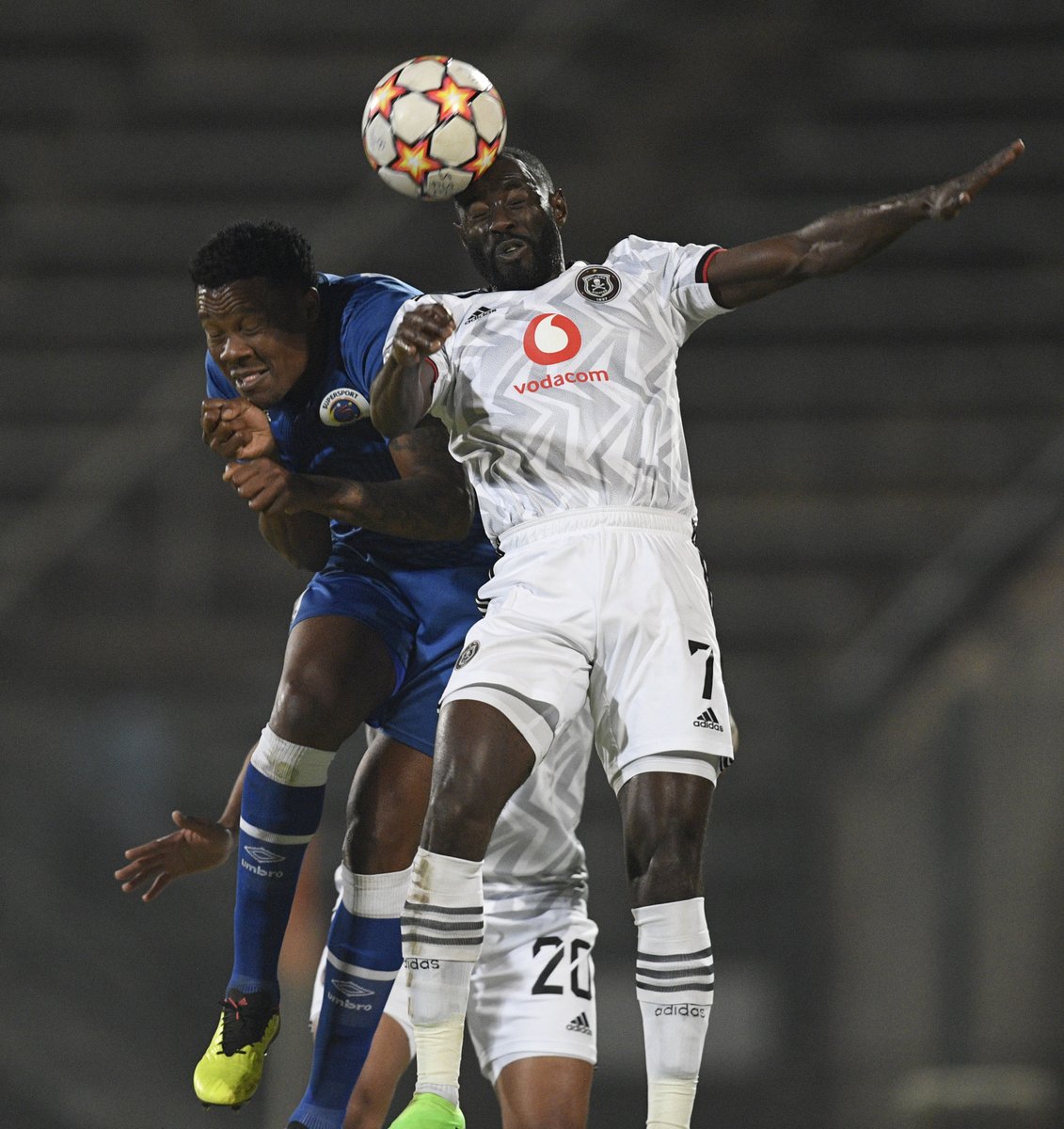 SuperSport United & Orlando Pirates share the spoils at the Lucas Masterpieces Moripe Stadium 🏟️ #BackpagePix | Backpagepix.com #Sports #Football #DStvPremiership #SuperSportUnited #OrlandoPirates #SportsPhotography