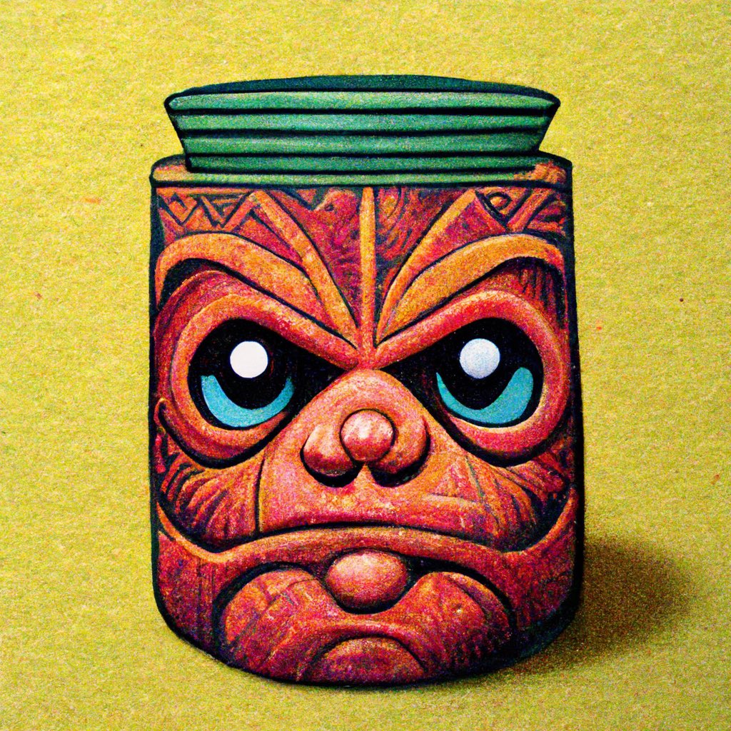 agentsoftheuni's tweet photo. Tiki Cups
                                                                  #Aiart #art #oilpainting #art #artist #love #drawing #photography #artwork #painting #fashion #artistsoninstagram #beautiful #illustration #digitalart #design #photo #sketch #style #draw  #openaidalle https://t.co/JG9fM1GRiA