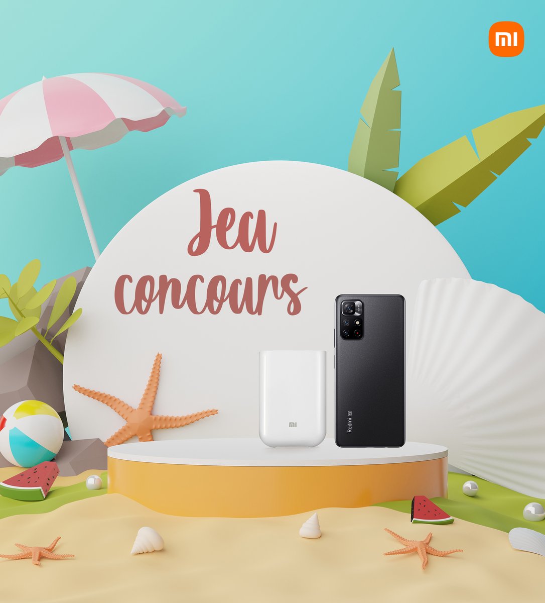 #CONCOURS
 🥰 Si vous avez déjà la nostalgie des vacances, nous allons vous redonner le sourire ! Gagnez un #RedmiNote11S et une #MiPortablePhotoPrinter 
Pour participer :
🧡 Follow <a href="/XiaomiFrance/">Xiaomi France</a>
🔁 RT ce tweet
✍️ Racontez-nous votre meilleur souvenir de vacances !
🍀 TAS le 5/09