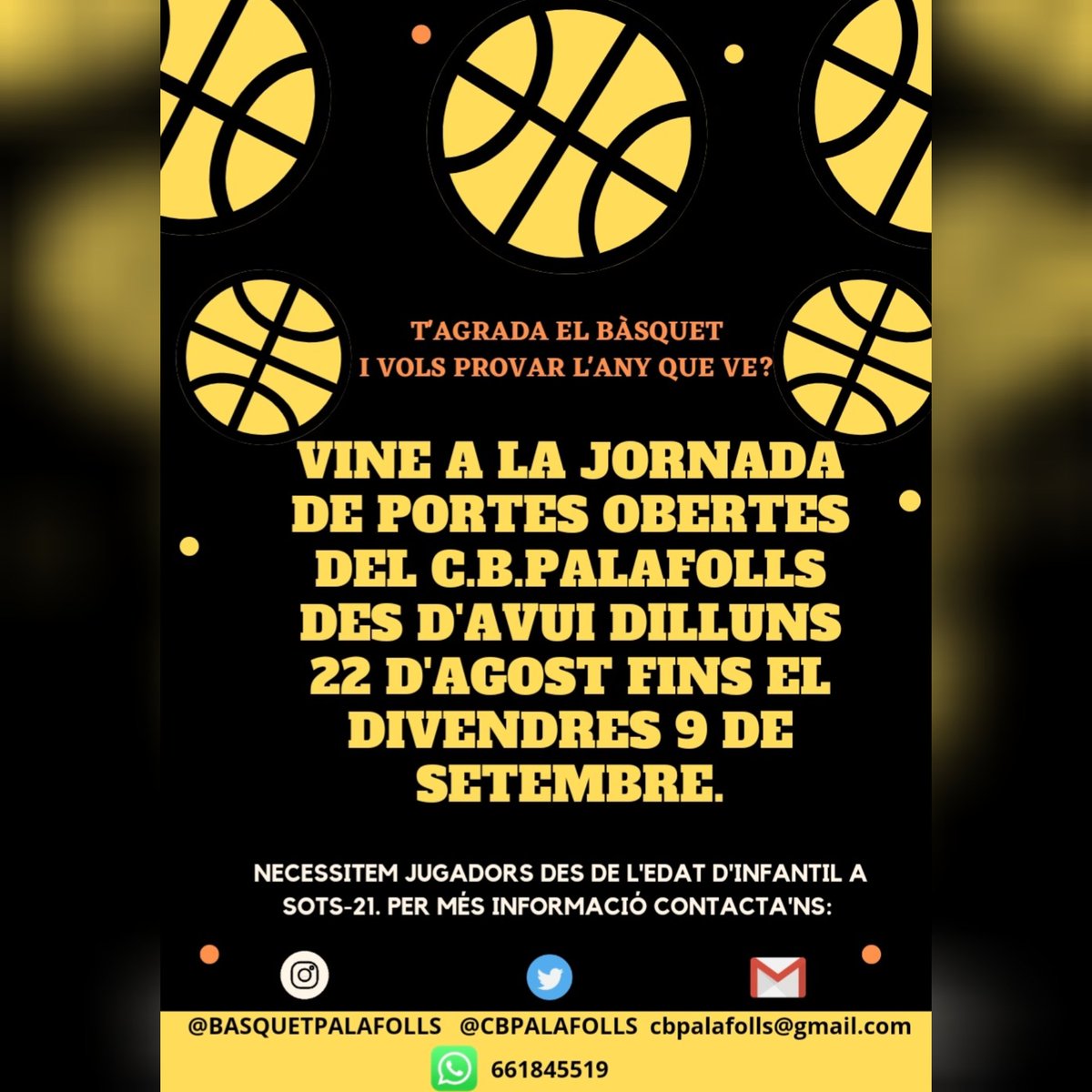 CBPALAFOLLS's tweet photo. A partir d'avui i fins el 9 de setembre, jornada de portes obertes a la Figuerassa i el Palauet dilluns, dimecres i divendres!! Per a més informació contacteu amb nosaltres!! #totssomcbp https://t.co/sqPY8I5OuI
